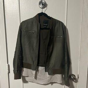 Cute Olive green light weight coat from Nordstrom